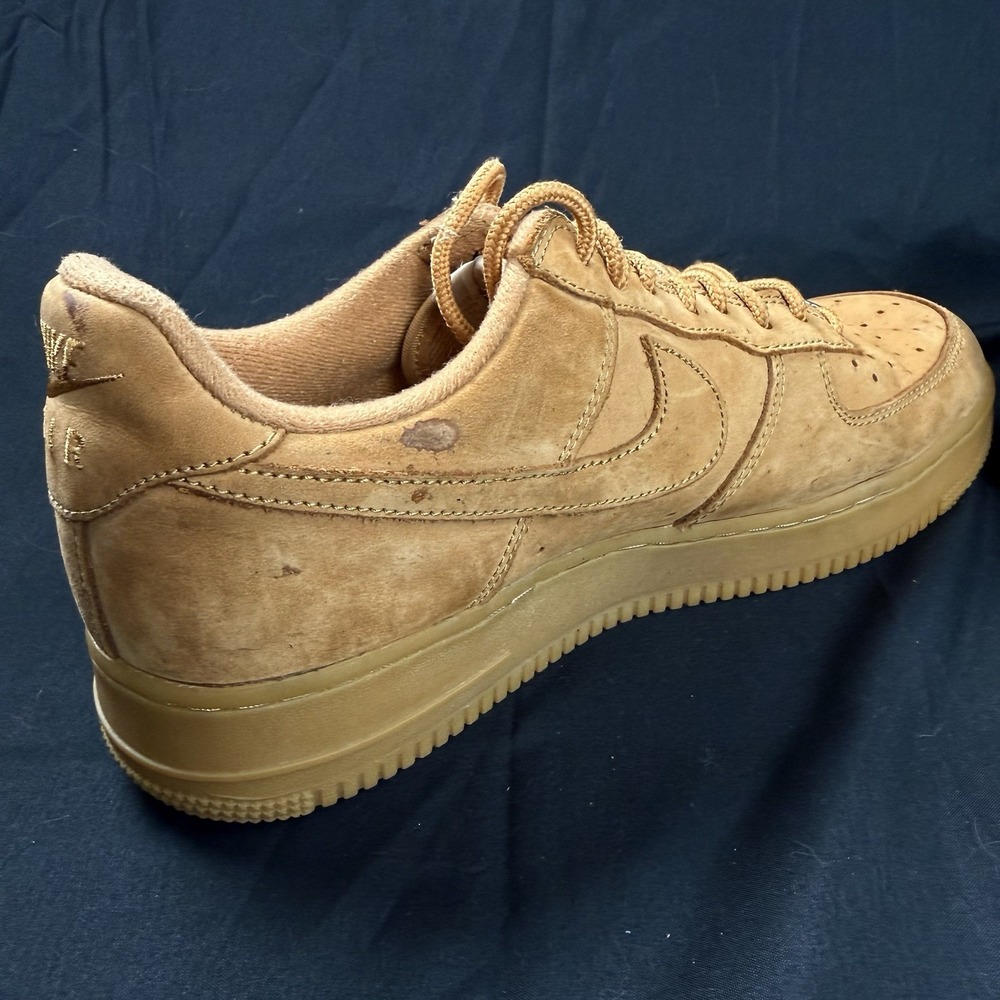 Nike Air Force 1 Supreme Wheat Men's Size 9.5 Sneakers - Picture 10 of 15